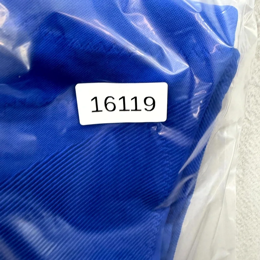 Adidas Integrated Football Pants Mens XL Fits 28x16* Blue Crop Drawstring Waist